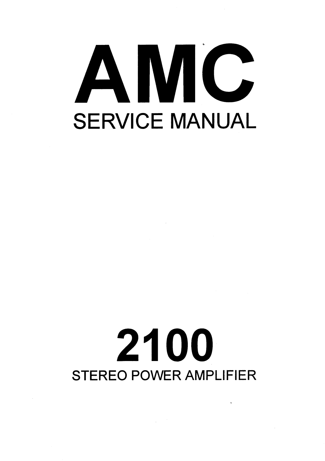 AMC 2100 Schematic - ManualMachine.com