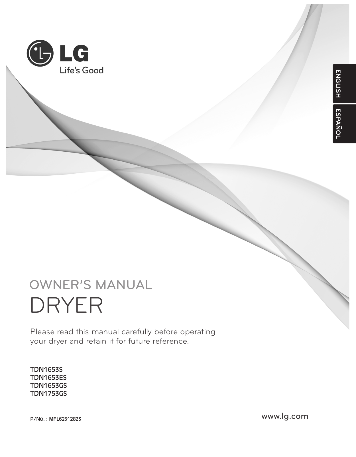 LG TDN1753GS Owner's Manual