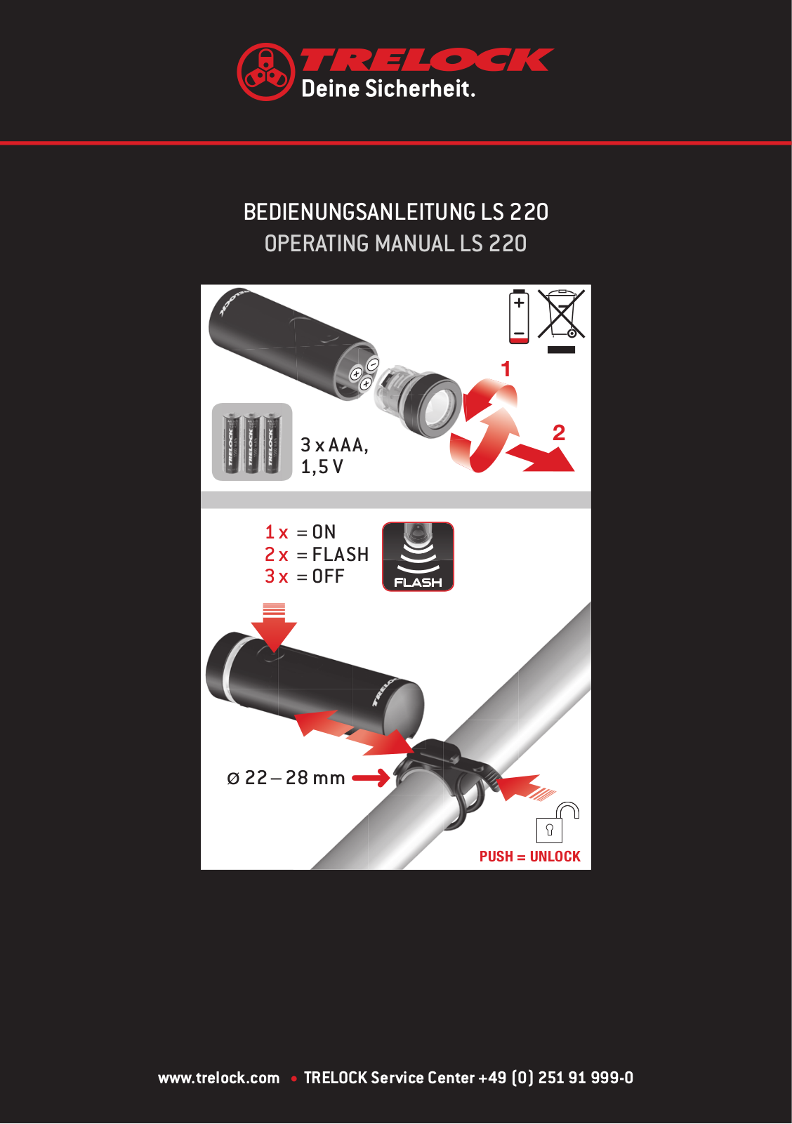 Trelock LS 220 User Manual