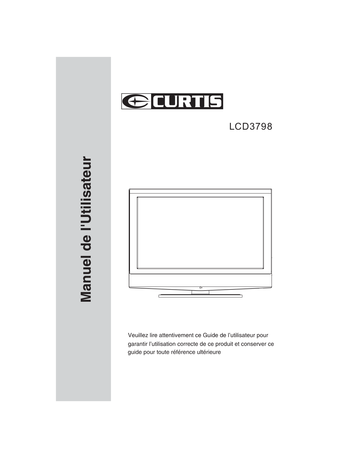 Curtis LCD3798 User Manual