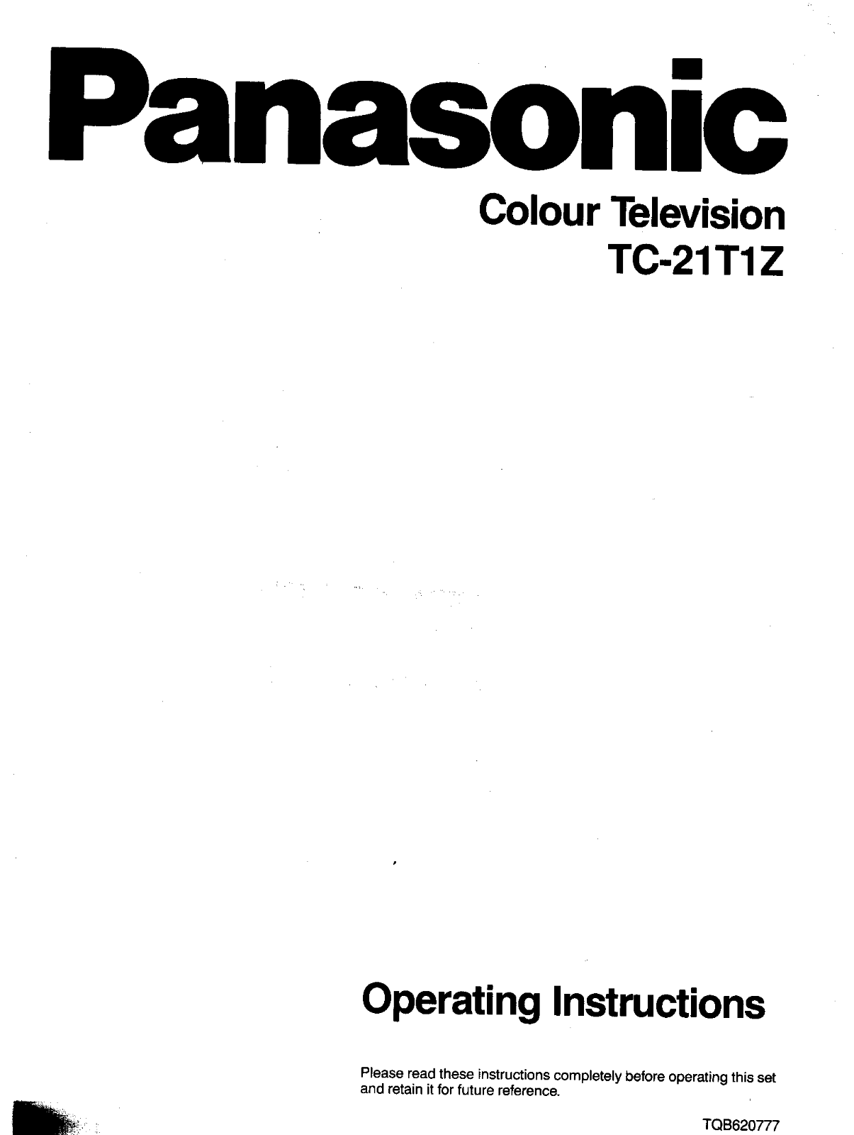 Panasonic TC-21T1Z User Manual