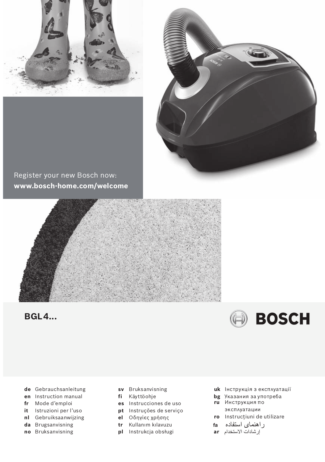 Bosch BGL 4SIL69W User manual