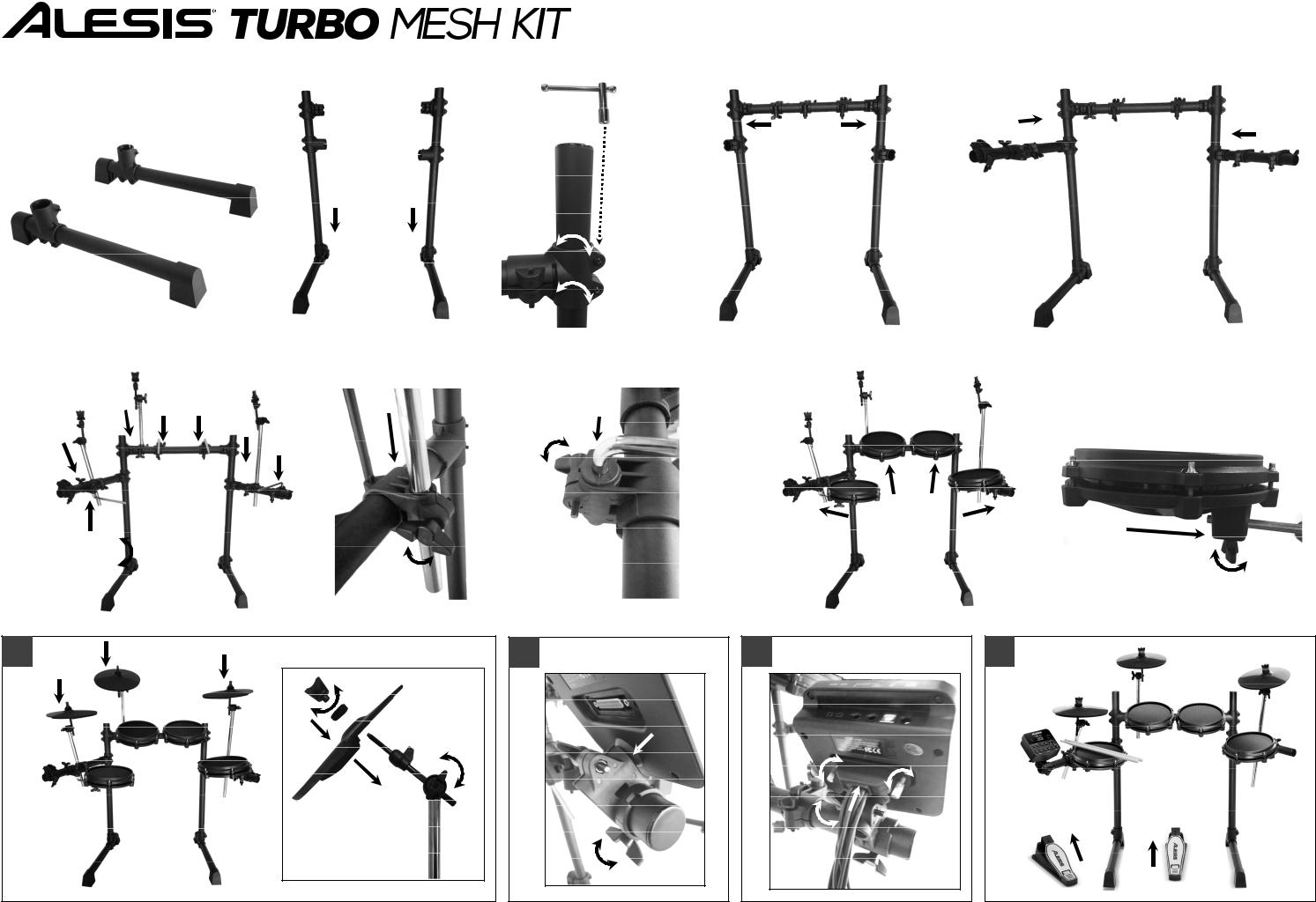 Alesis Turbo Mesh Kit assembly guide