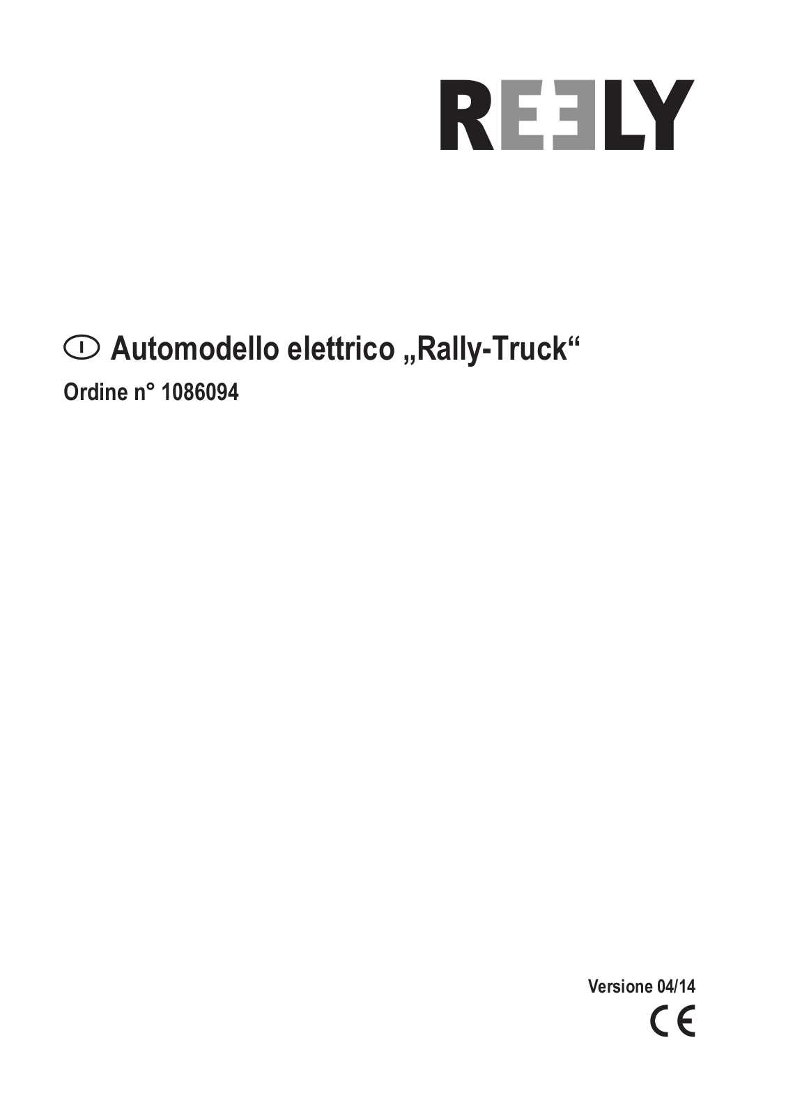 Reely Rally-Truck User guide