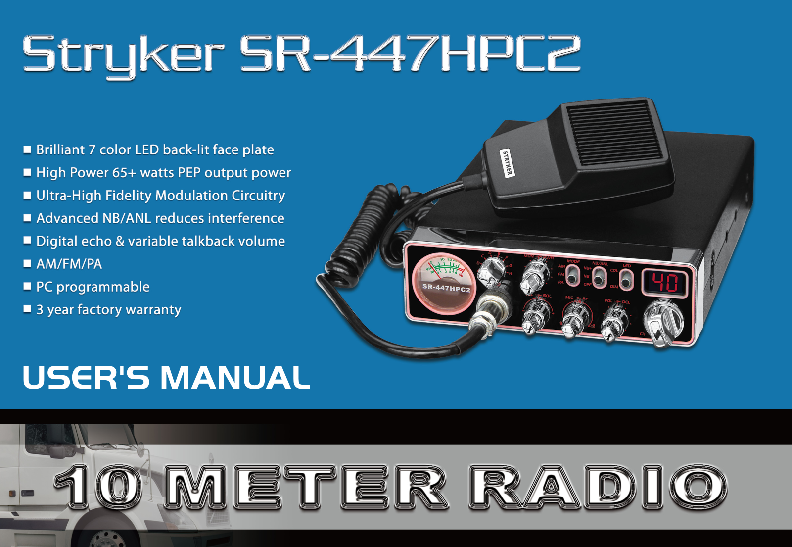 Stryker SR-447HPC2 User Manual