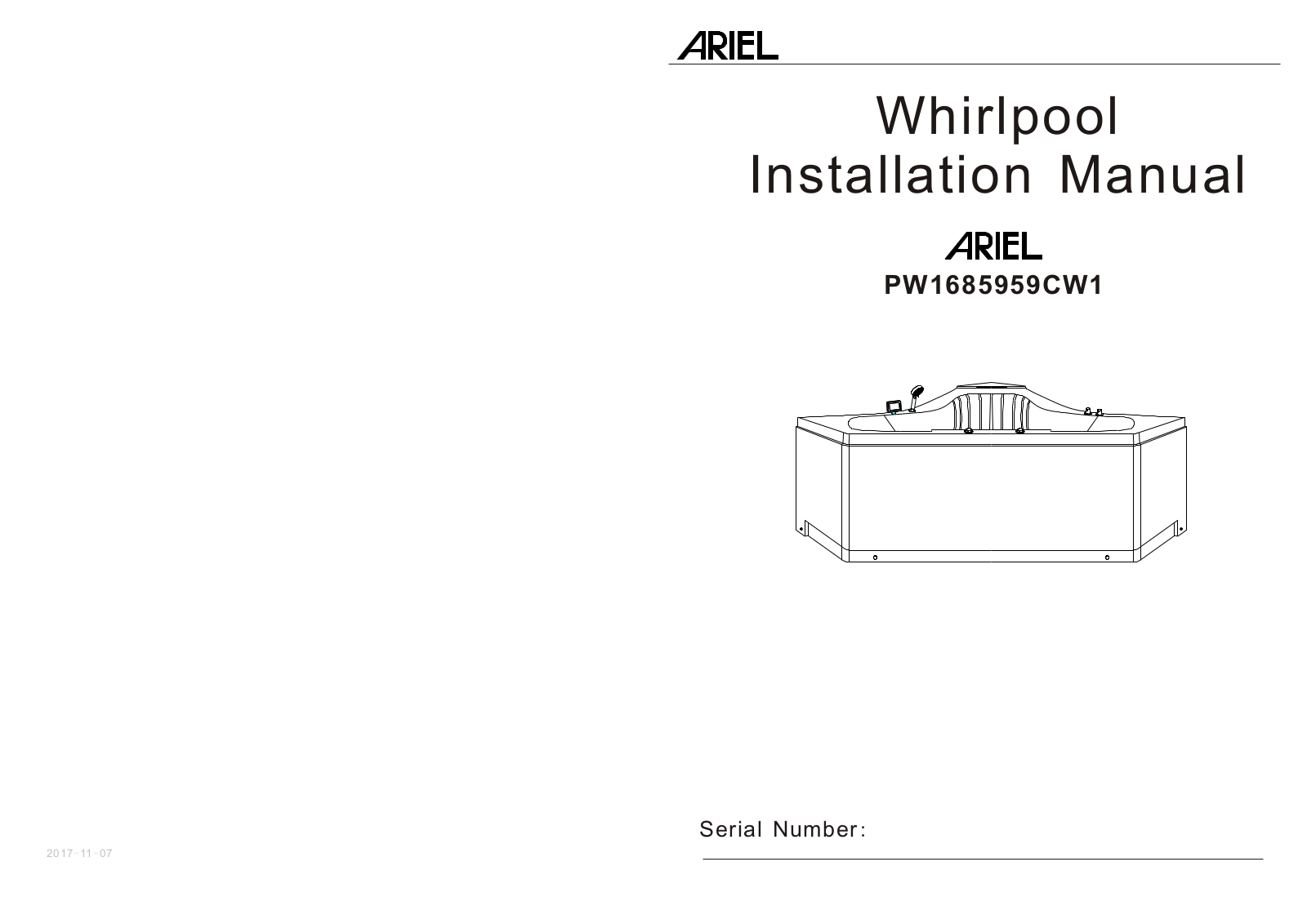 Ariel Bath ZZB1039 Installation & Assembly - ManualMachine.com