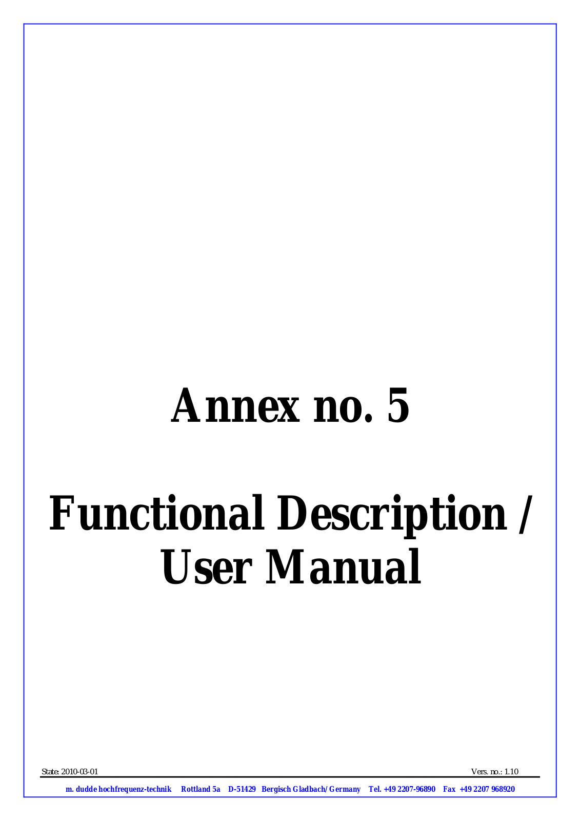 Continental Automotive S180052032 User Manual