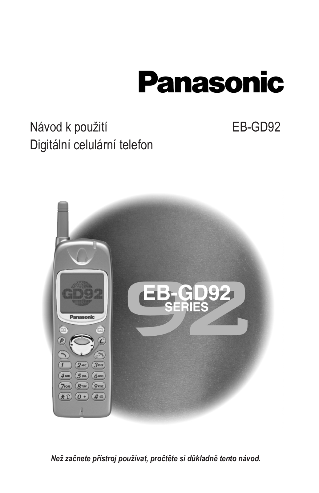 Panasonic GD92 User Manual