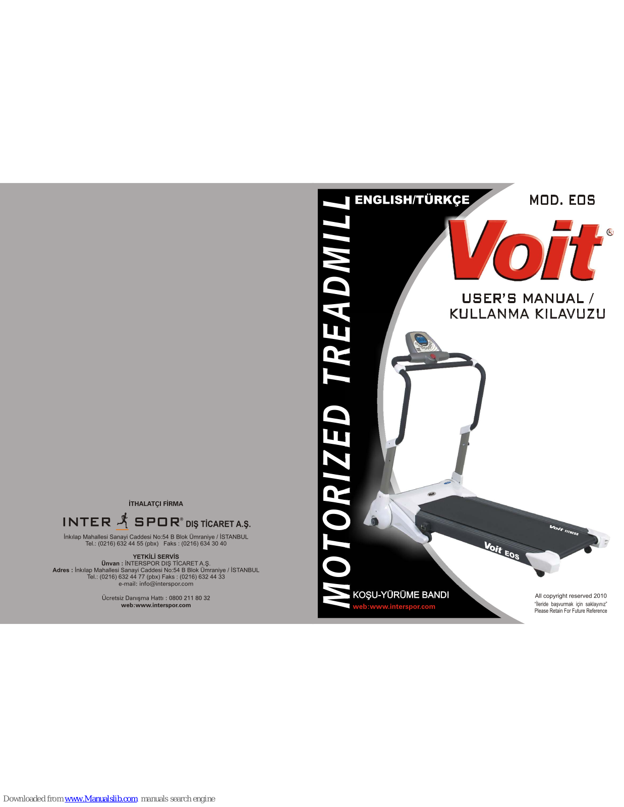 Voit EOS User Manual