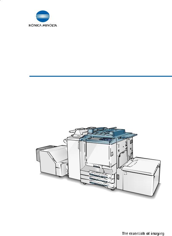 Konica minolta BIZHUB PRO C500 User Manual