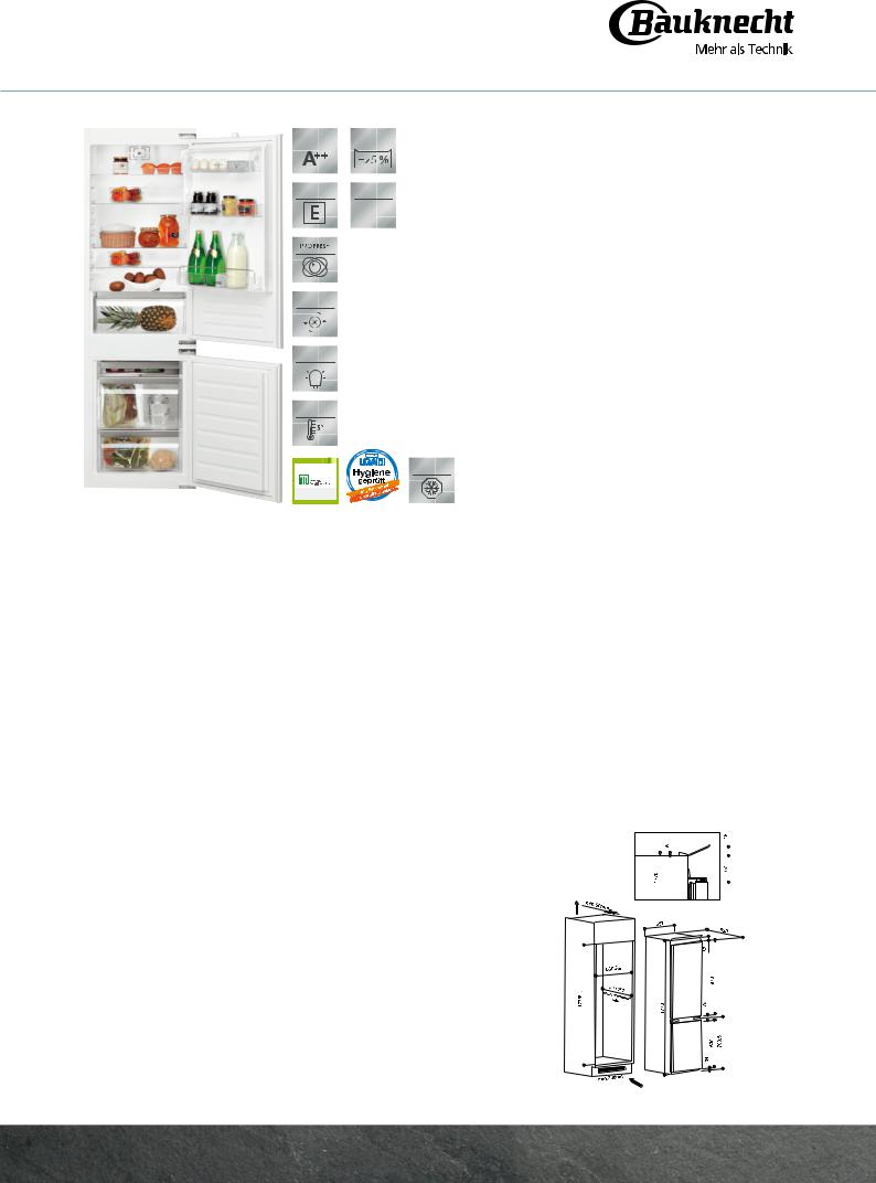 Bauknecht KGIE 2085 A++ User Manual