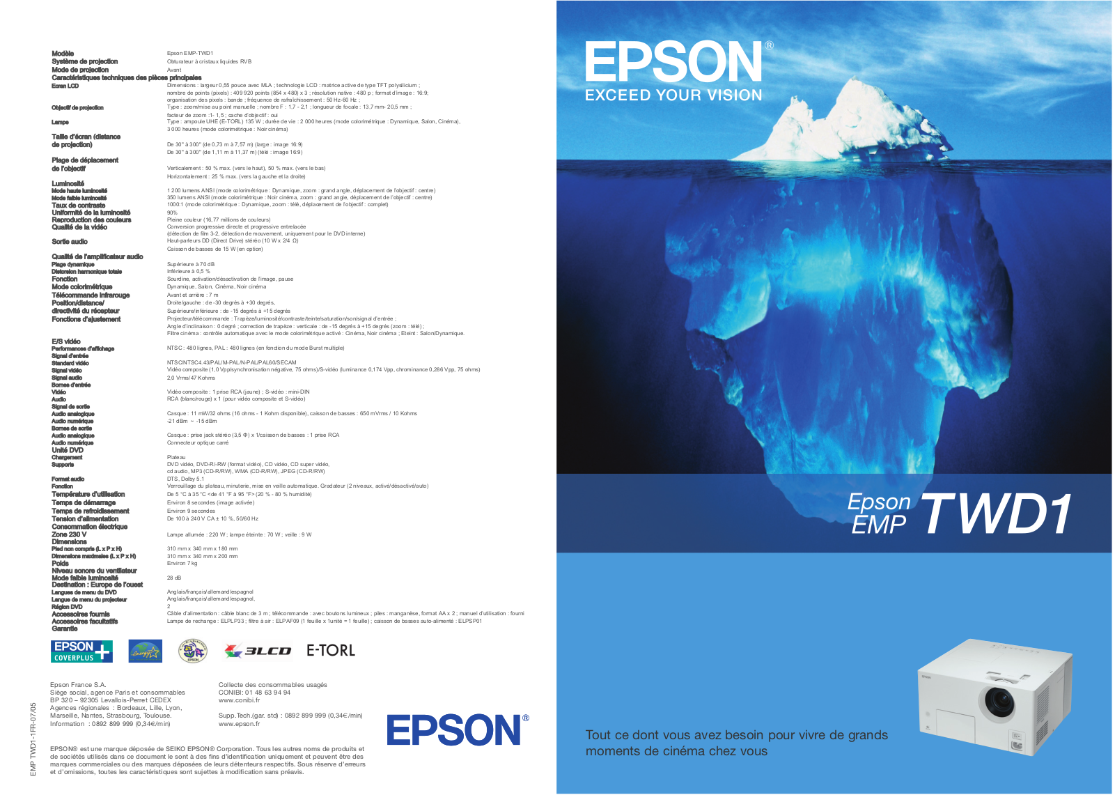 Epson EMP-TWD1 BROCHURE