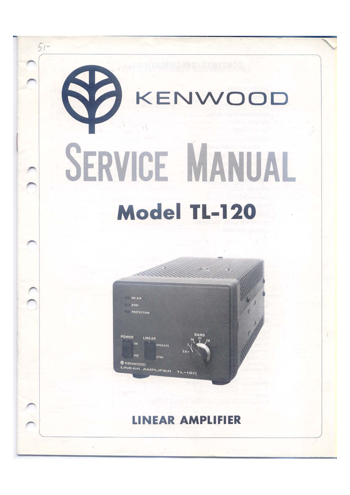 Kenwood TL-120 Service manual