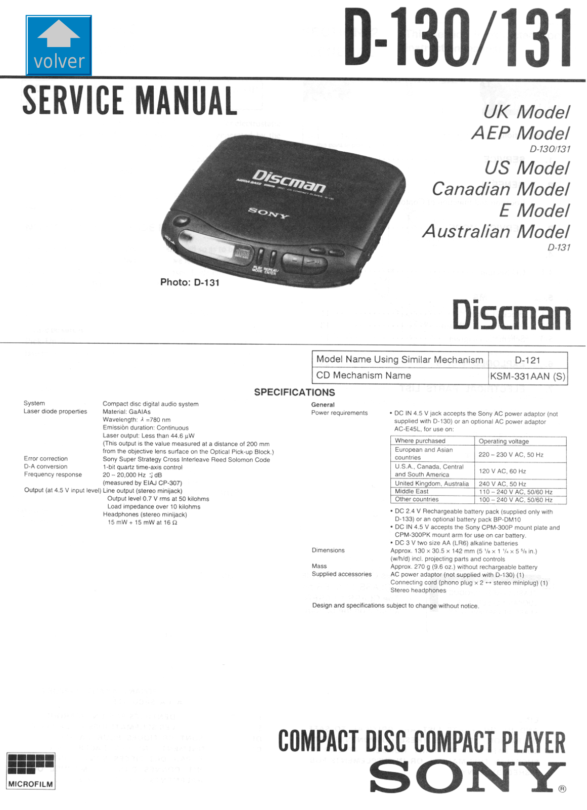 SONY CXP5084 Service Manual