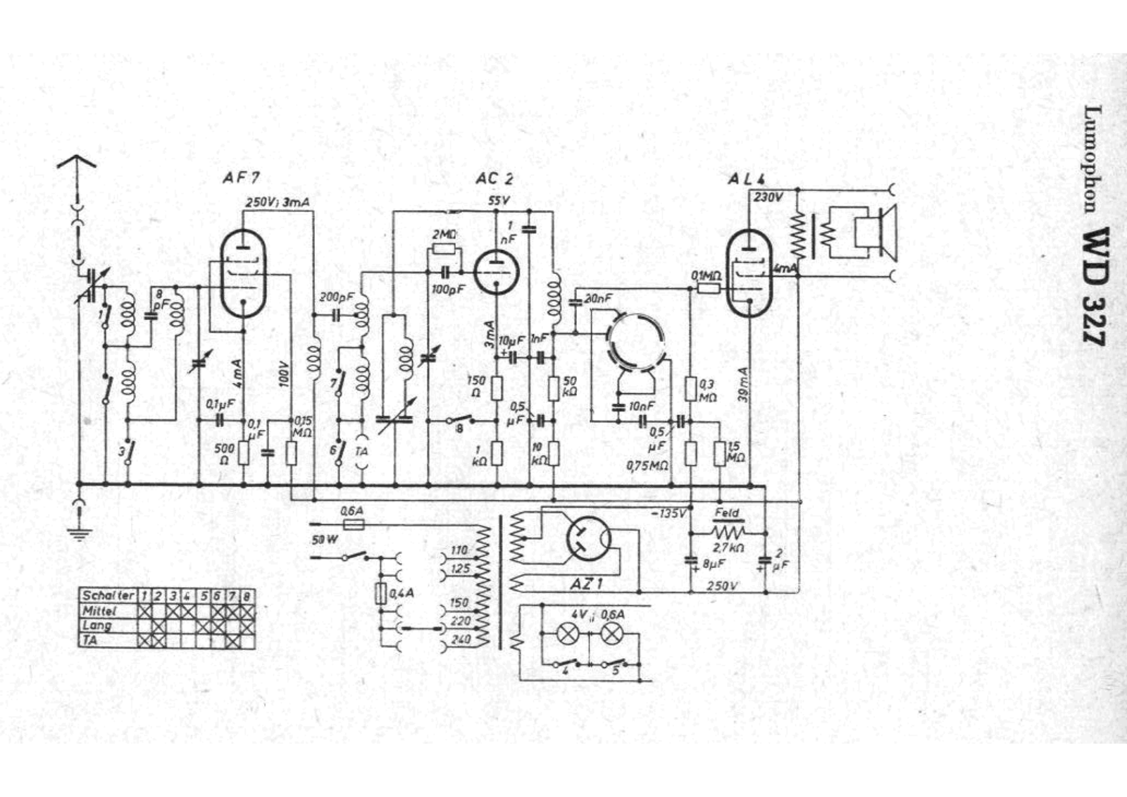 Lumophon wd327 schematic - ManualMachine.com