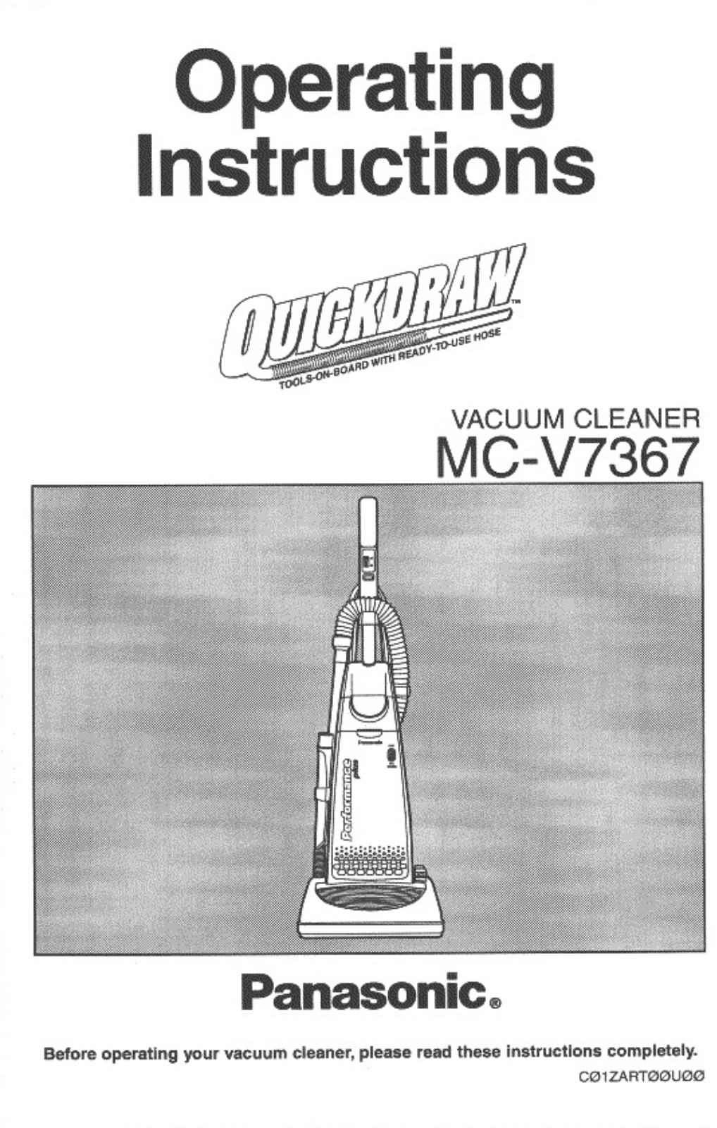 Panasonic MC-V7367 User Manual