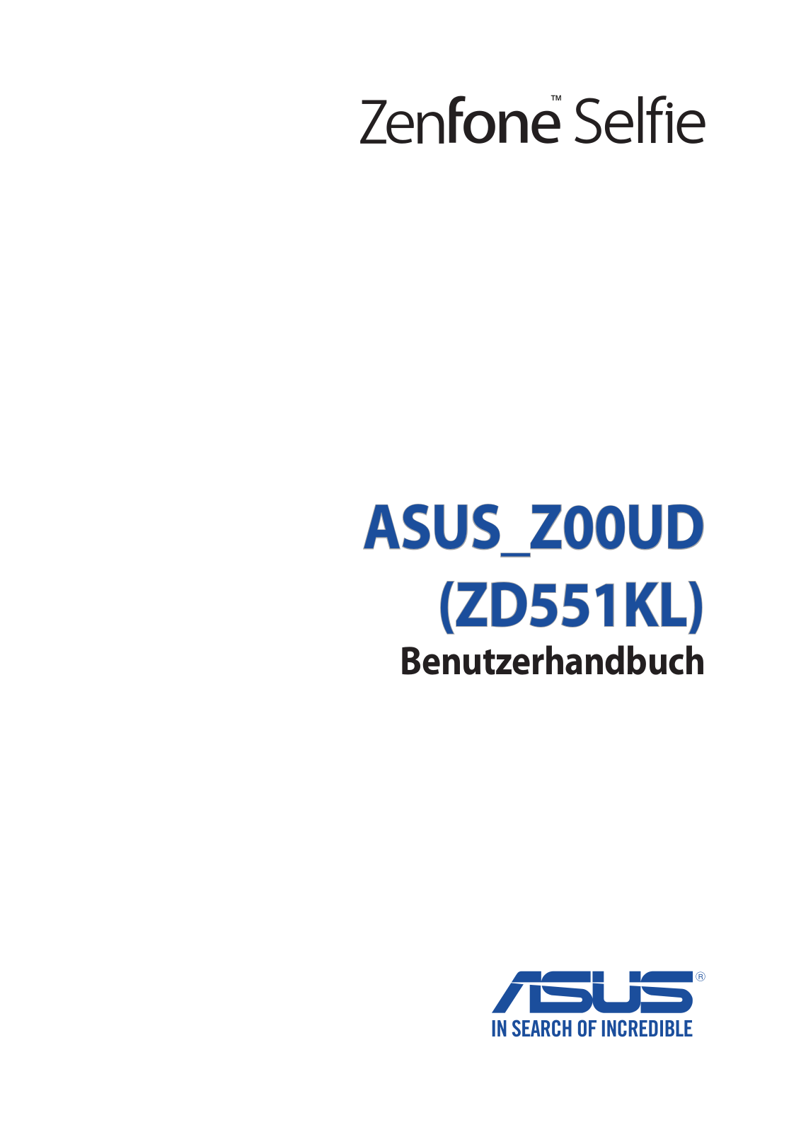 Asus ZD551KL E-Manual