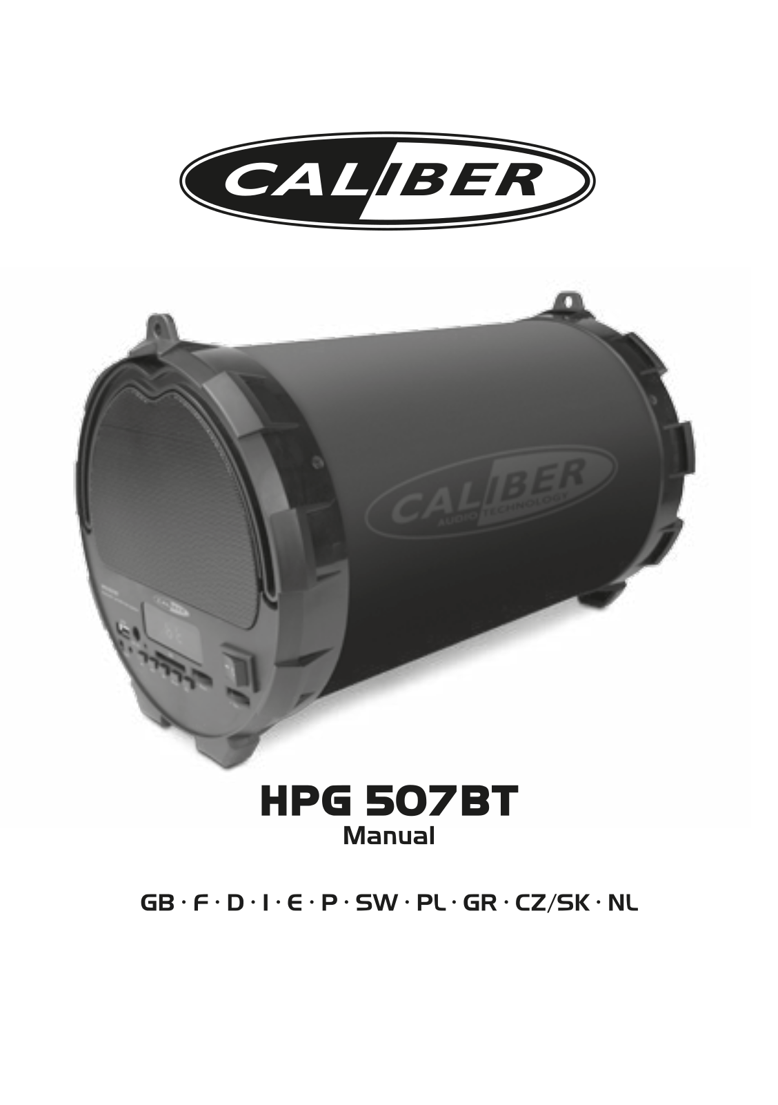 Caliber HPG 507BT User Manual