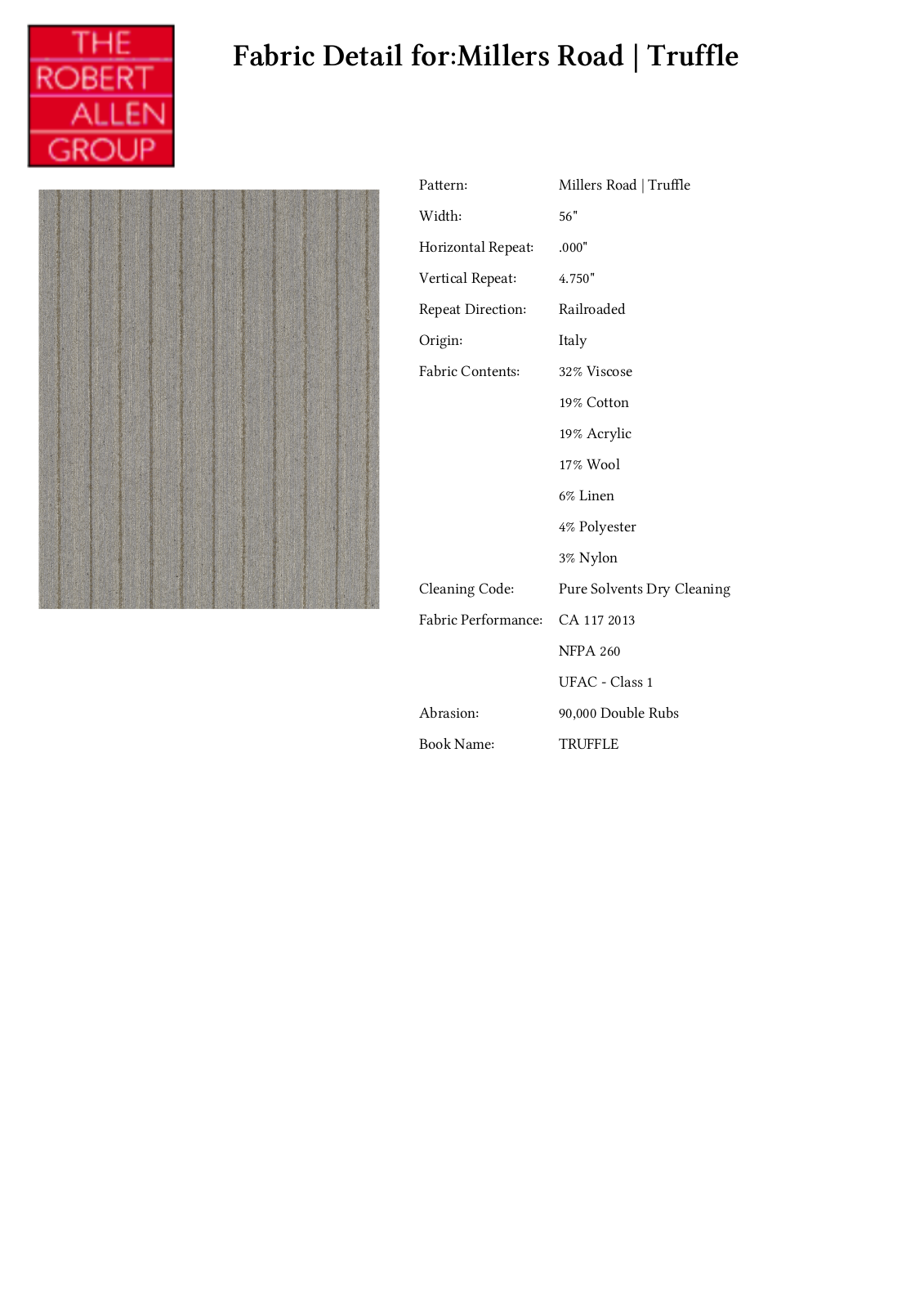 Robert Allen RALF1979 Specifications - ManualMachine.com