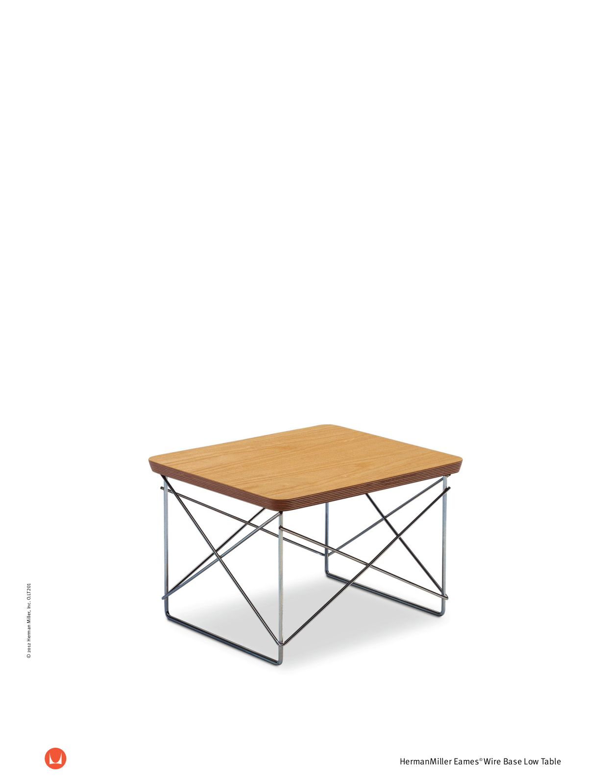 Herman Miller Eames wire base low table User Manual