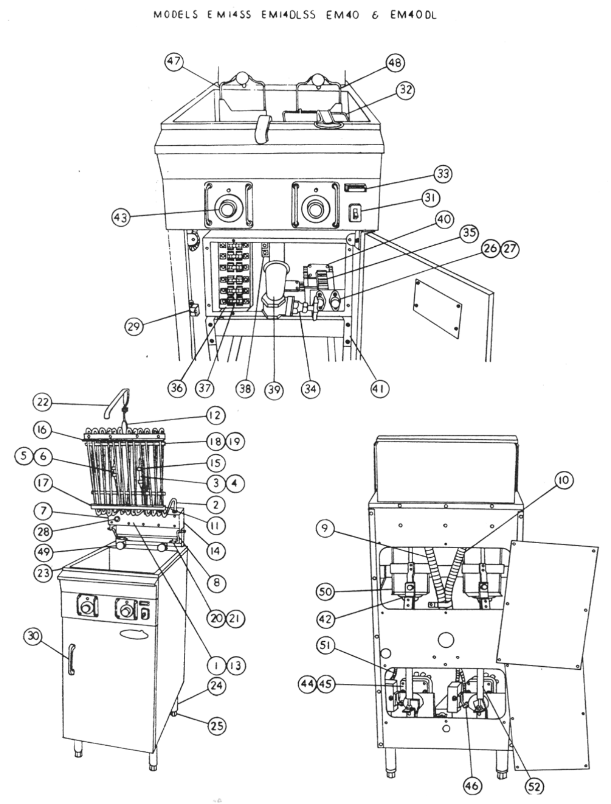 Star EM14DL Parts List