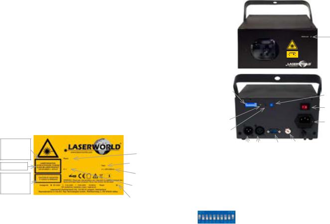 Laserworld EL-230RGB operation manual