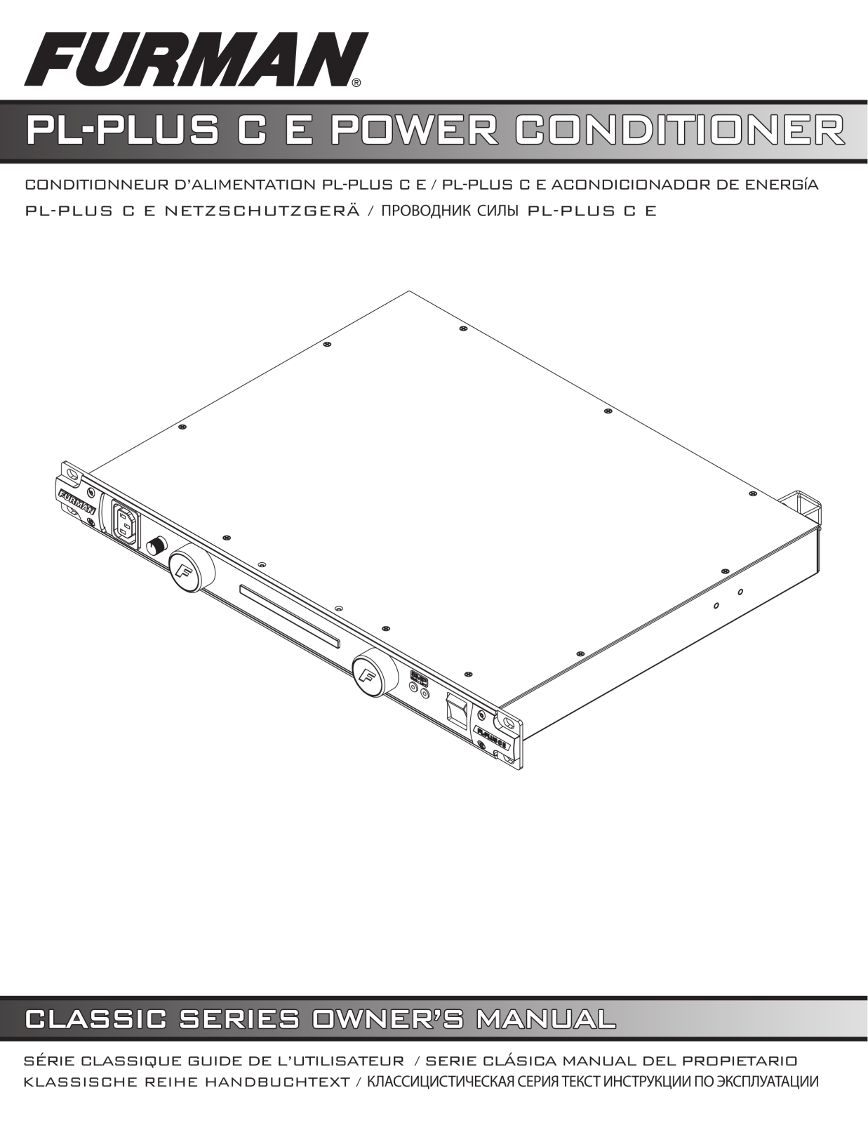 Furman PLPLUS CE User manual - ManualMachine.com