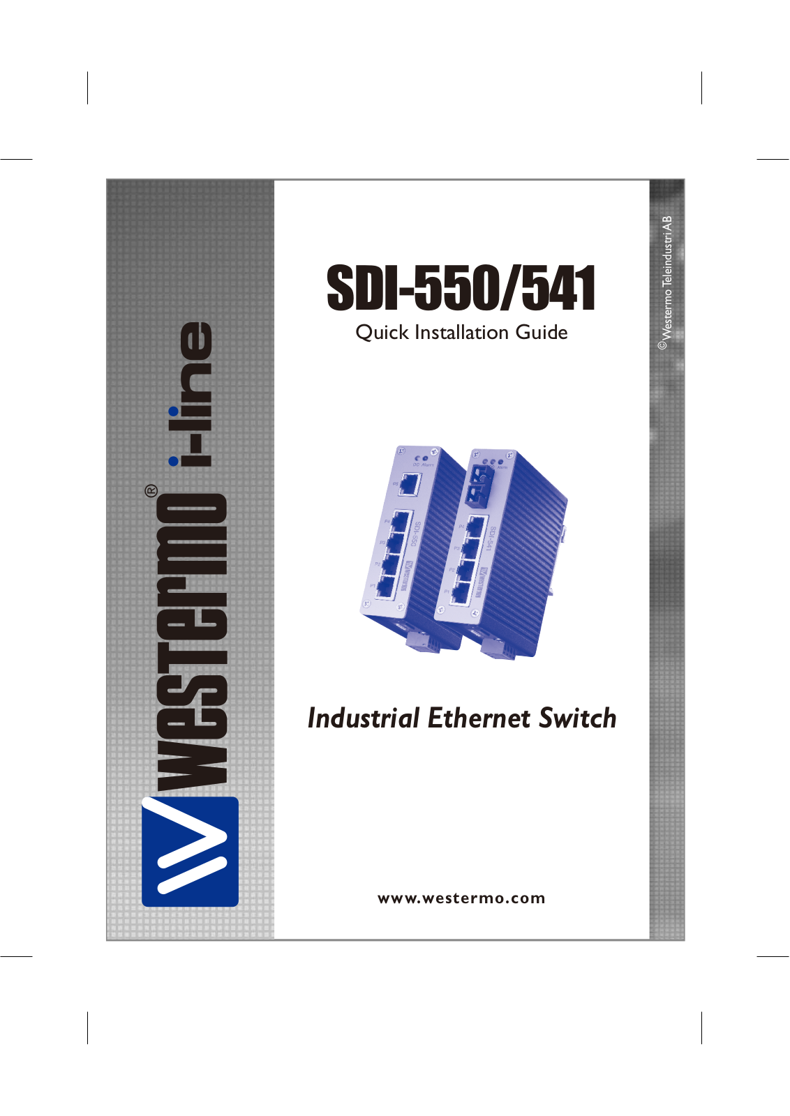 Westermo SDI-5xx User Manual