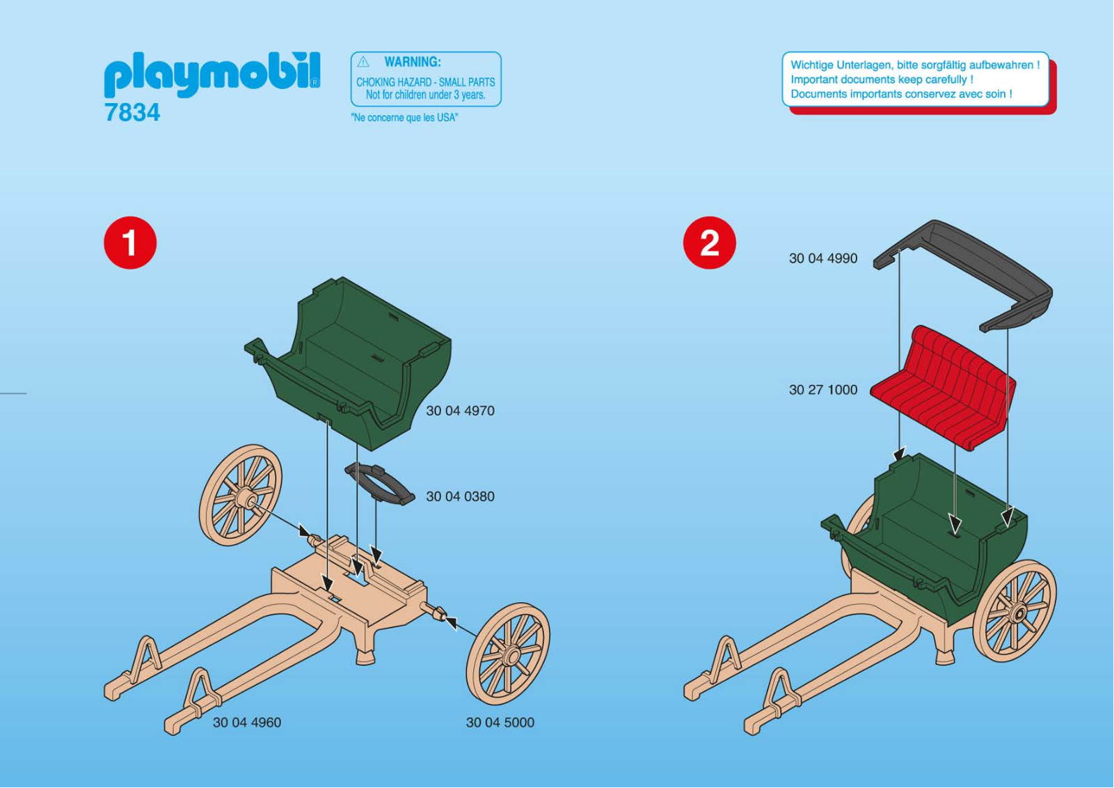 Playmobil 7834 Instructions