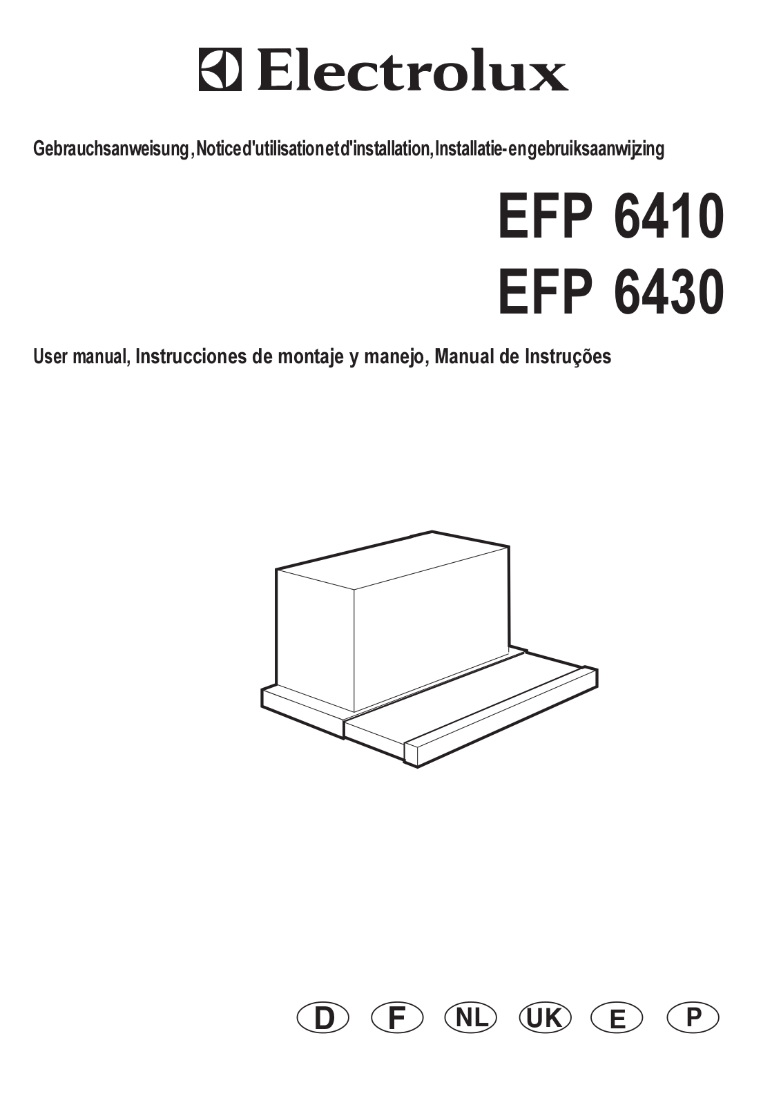 electrolux efp 6410, efp 6430 User Manual