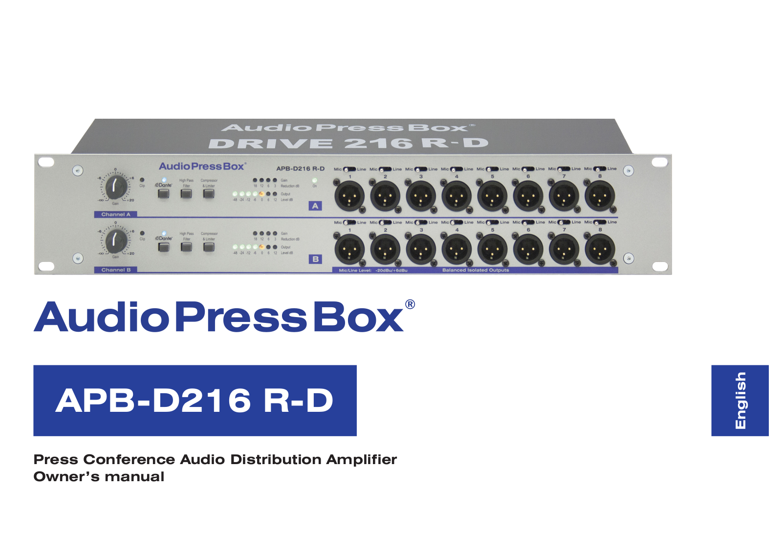 AudioPressBox APB-D216 R-D Users Guide - ManualMachine.com