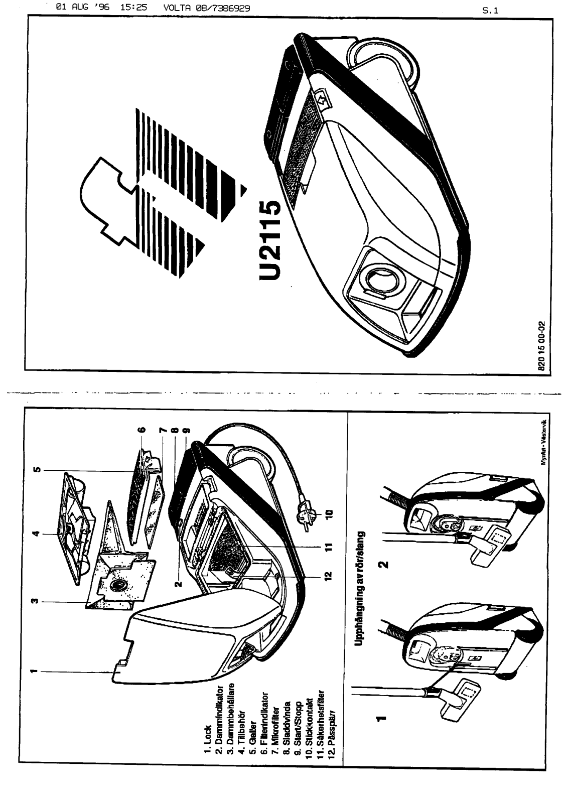 Volta U2115 User Manual