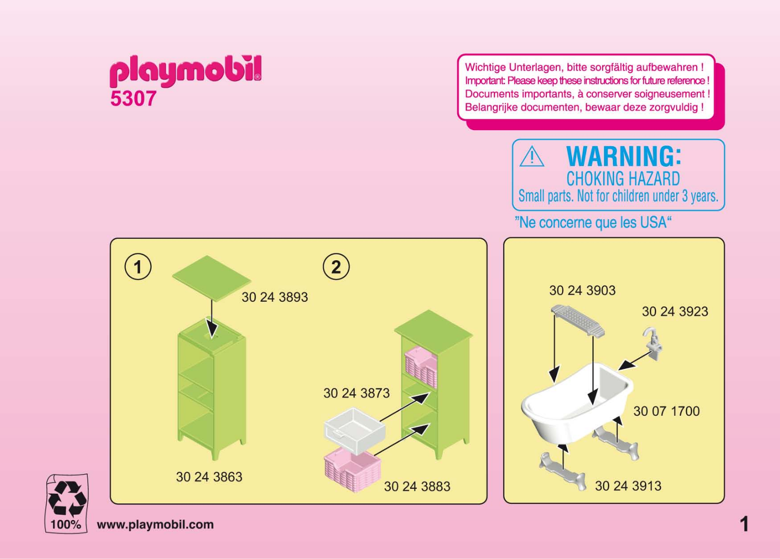 Playmobil 5307 Instructions