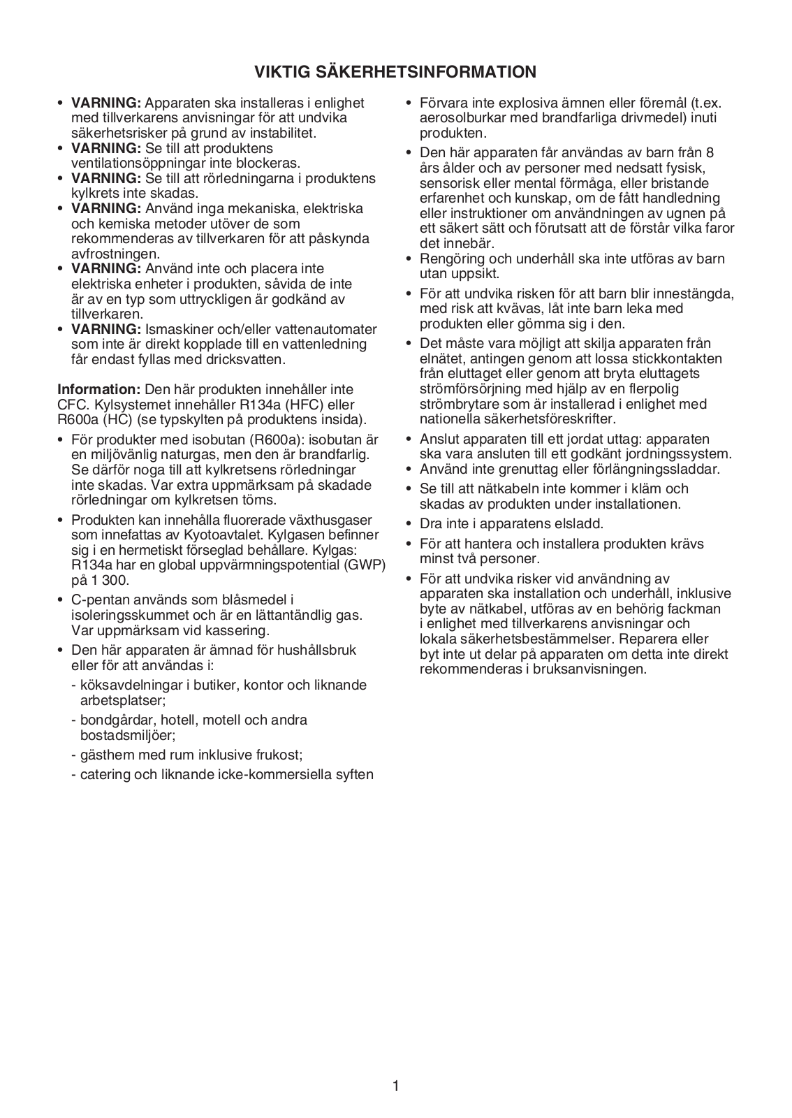 HOTPOINT/ARISTON T 16 A1 D/HA.2, T 16 A1 D S/I, T 16 A1 D/I, T 16 A2 D S/HA, T 16 A1 D S/HA User Manual