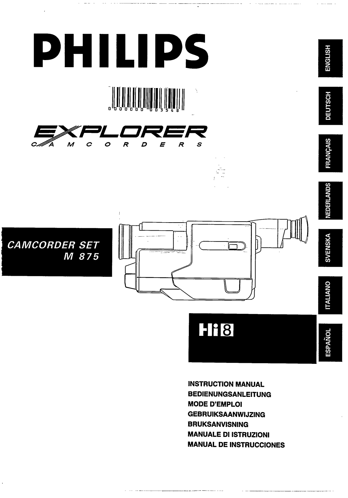 Philips M875/21, M875 User Manual