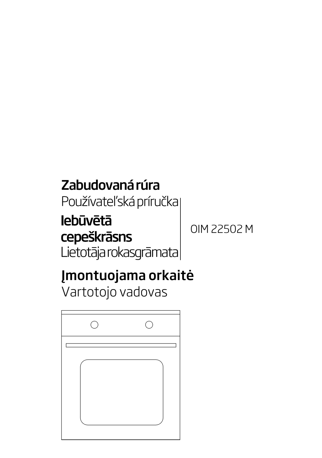 Beko OIM22502M User manual