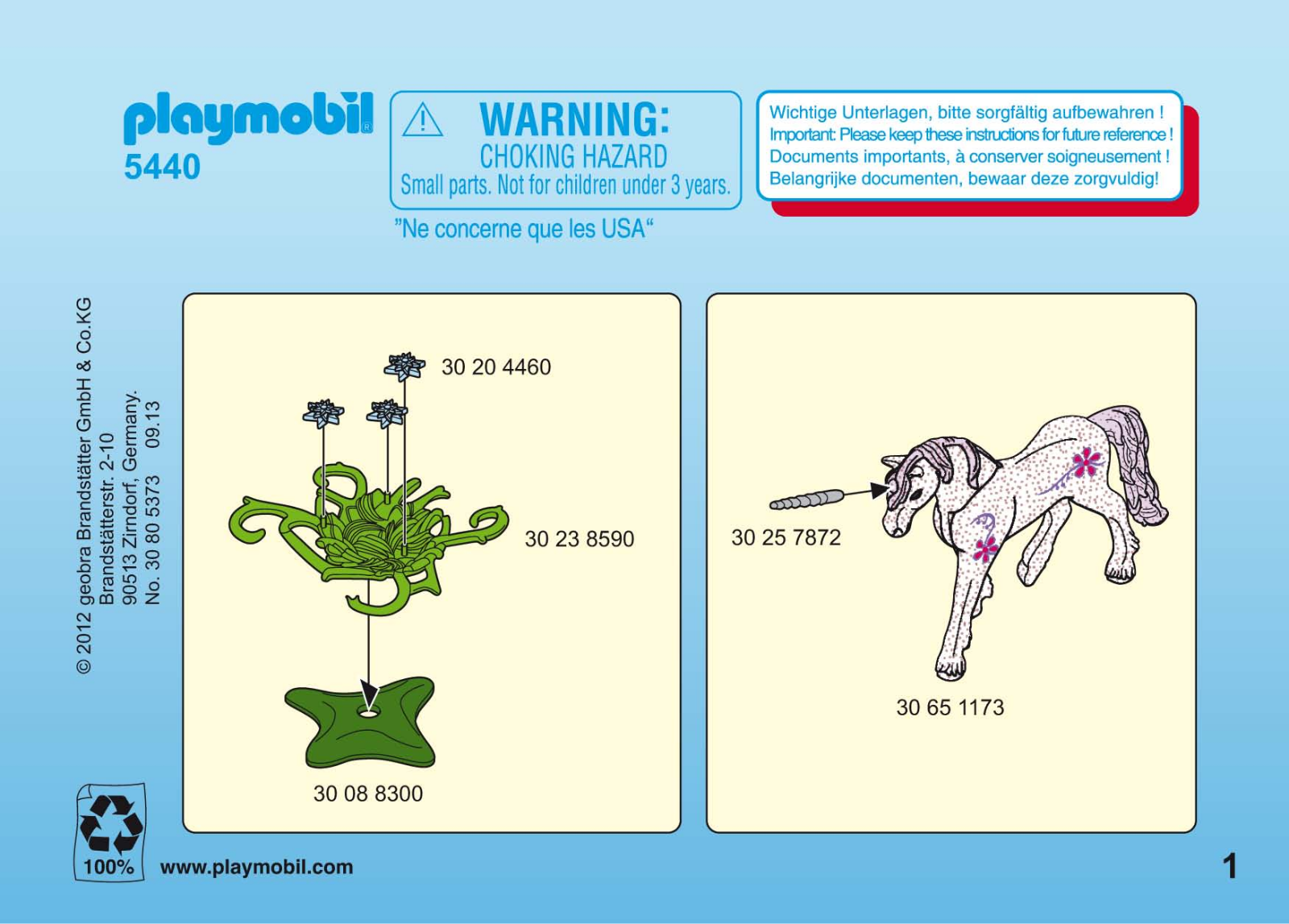 Playmobil 5440 Instructions