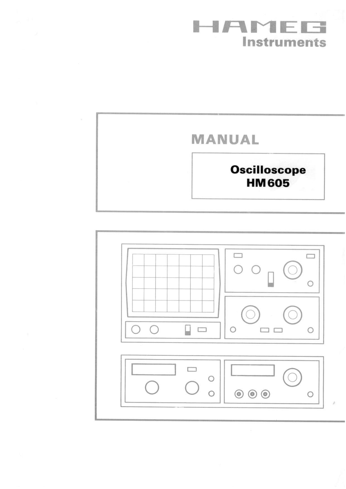 Hameg hm605 schematic