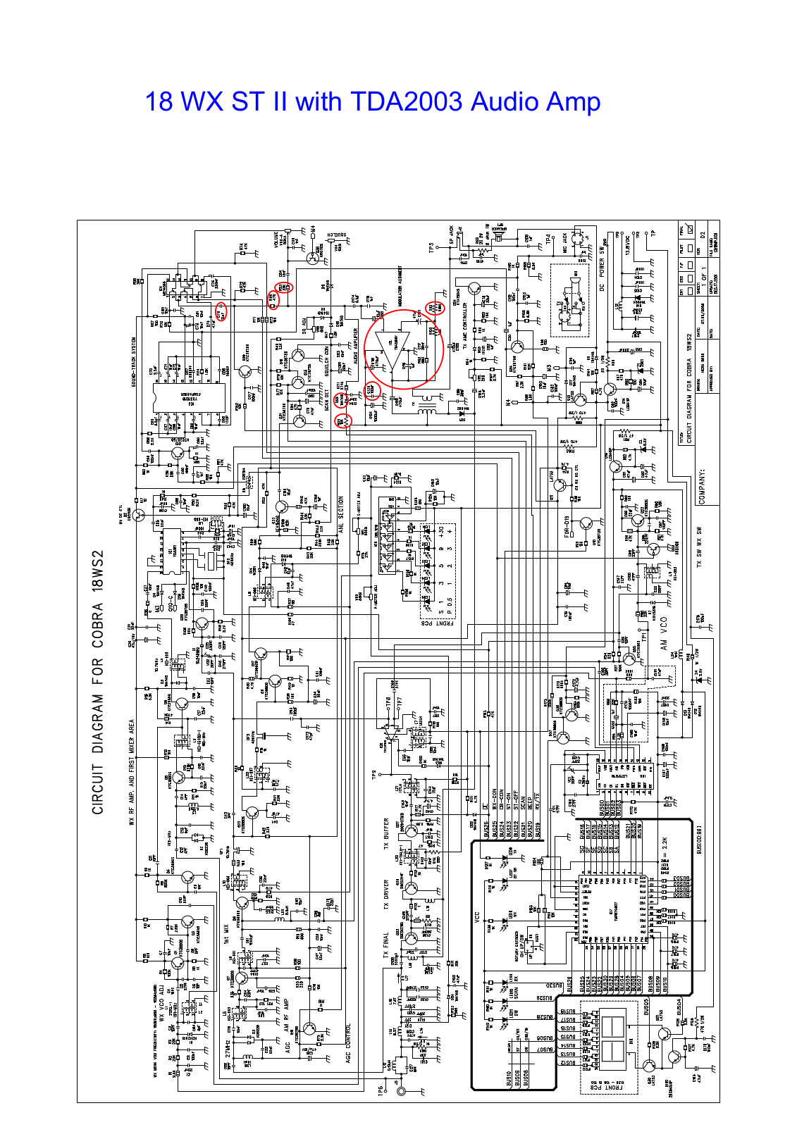 Cobra 18wx User Manual