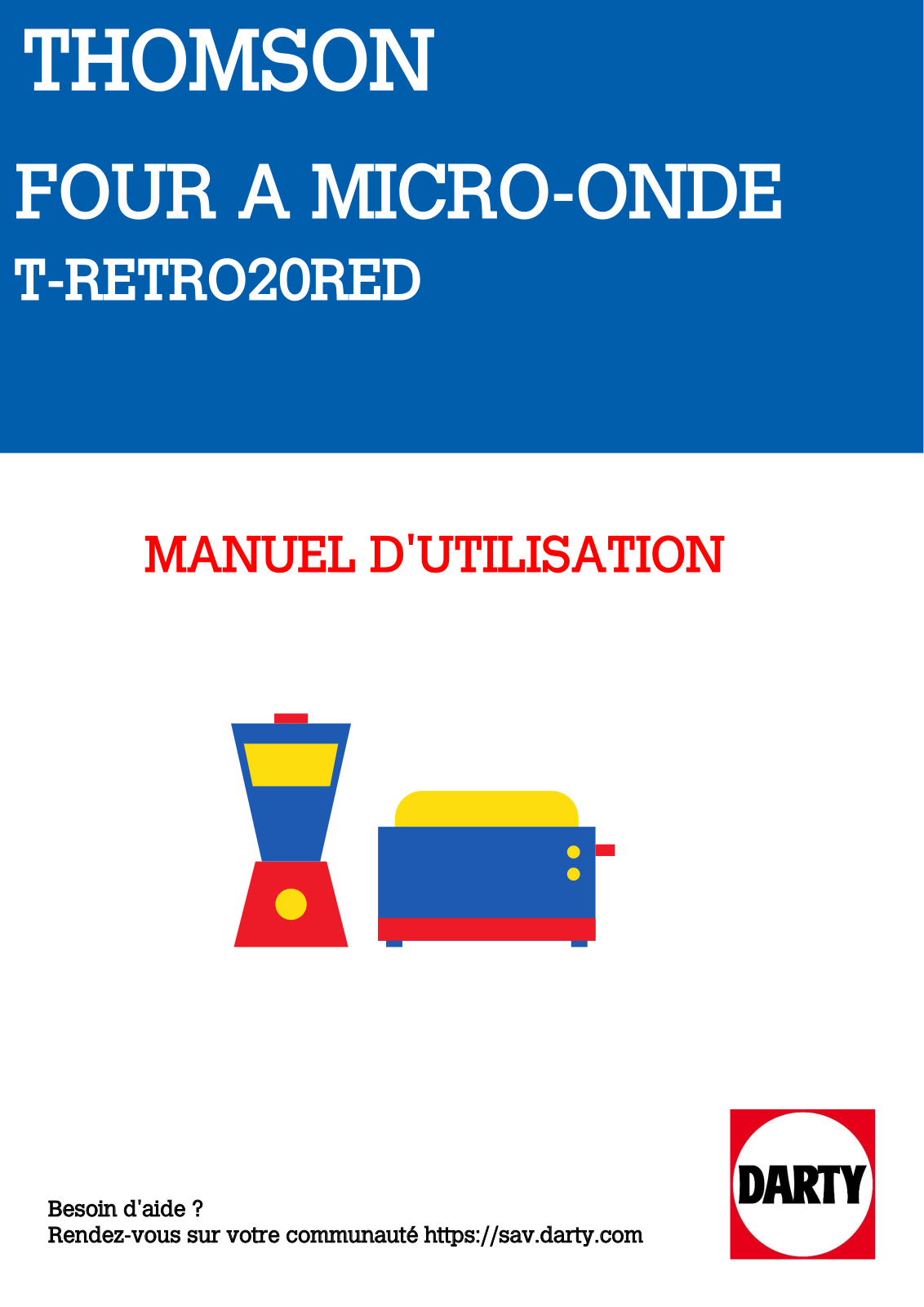 Thomson T-RETRO20RED User Manual