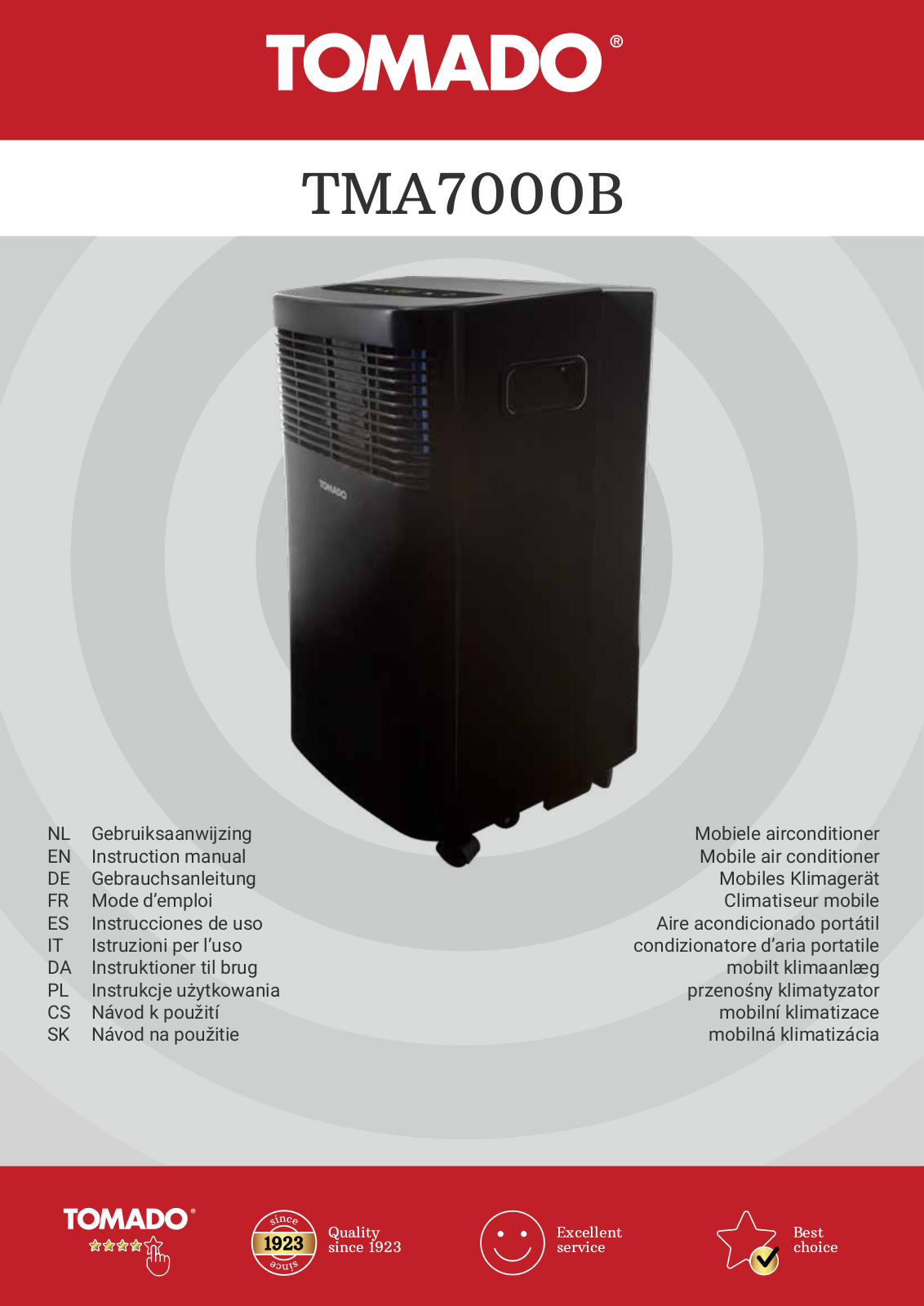 Tomado TMA7000B User guide - ManualMachine.com