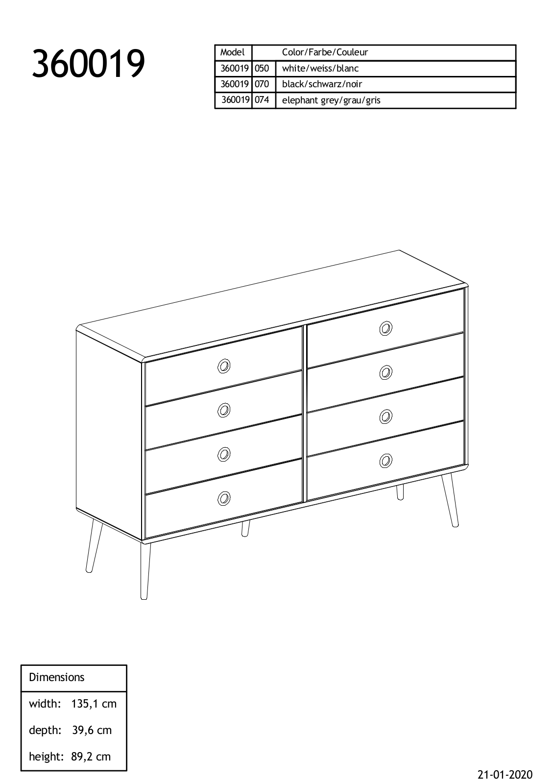 Home affaire Softline Assembly instructions