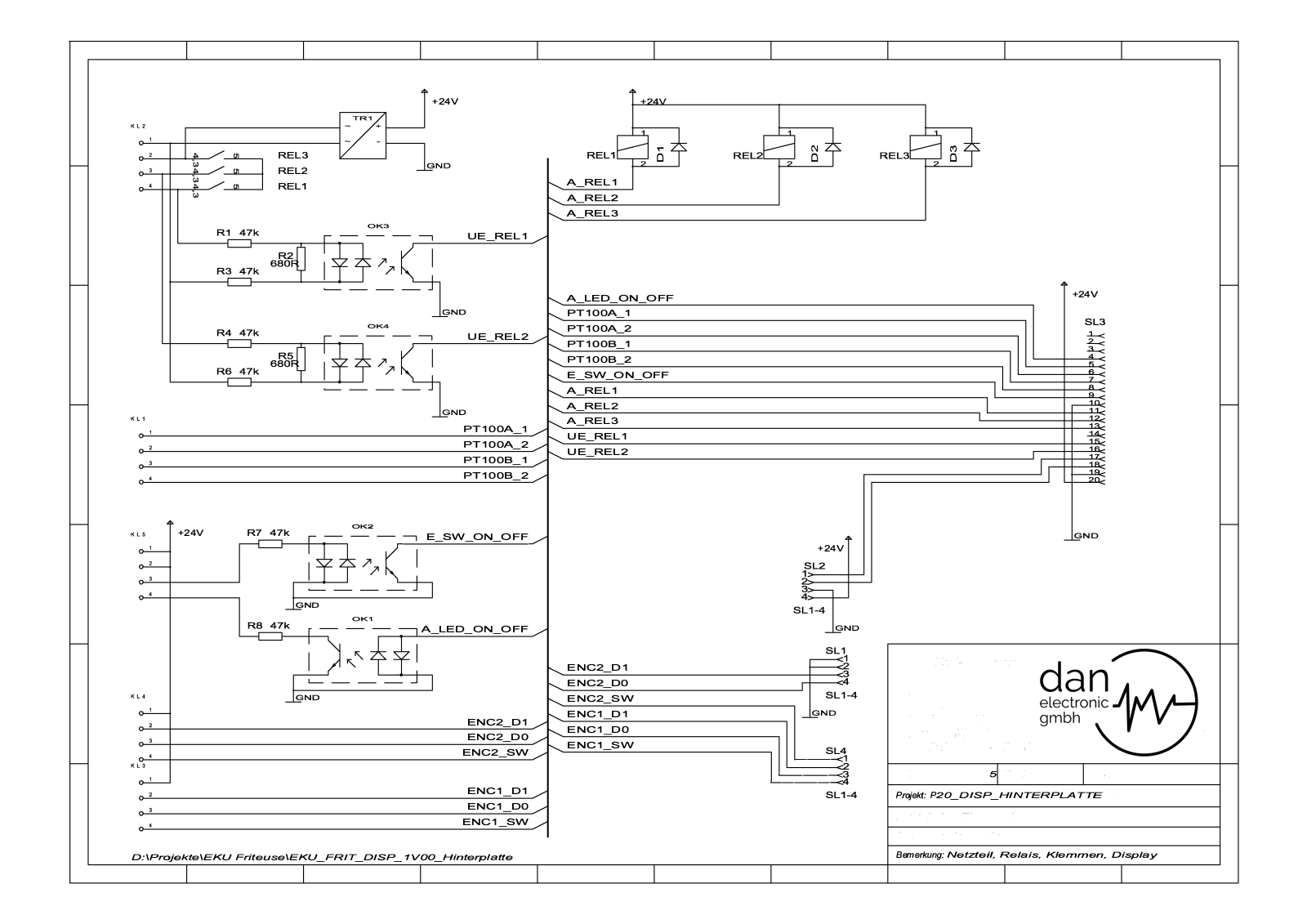 dan electronic P20 Drawings