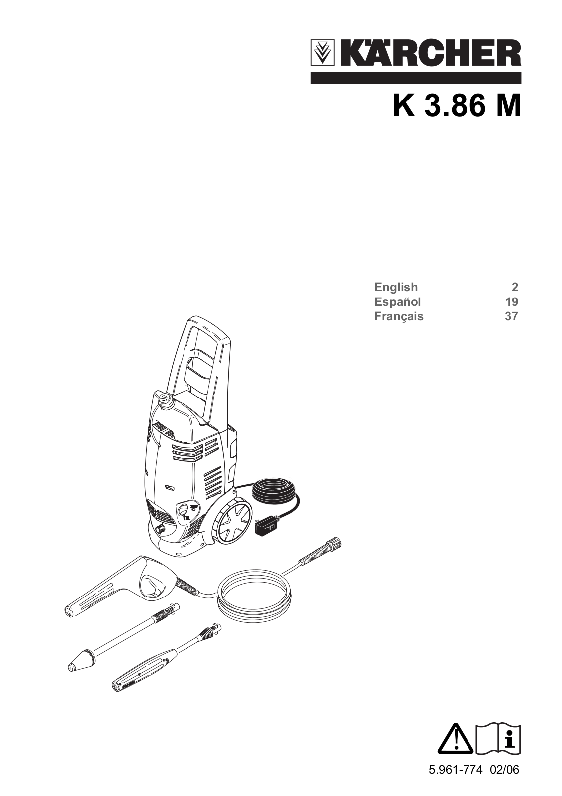 Karcher K 3.86 M Manual
