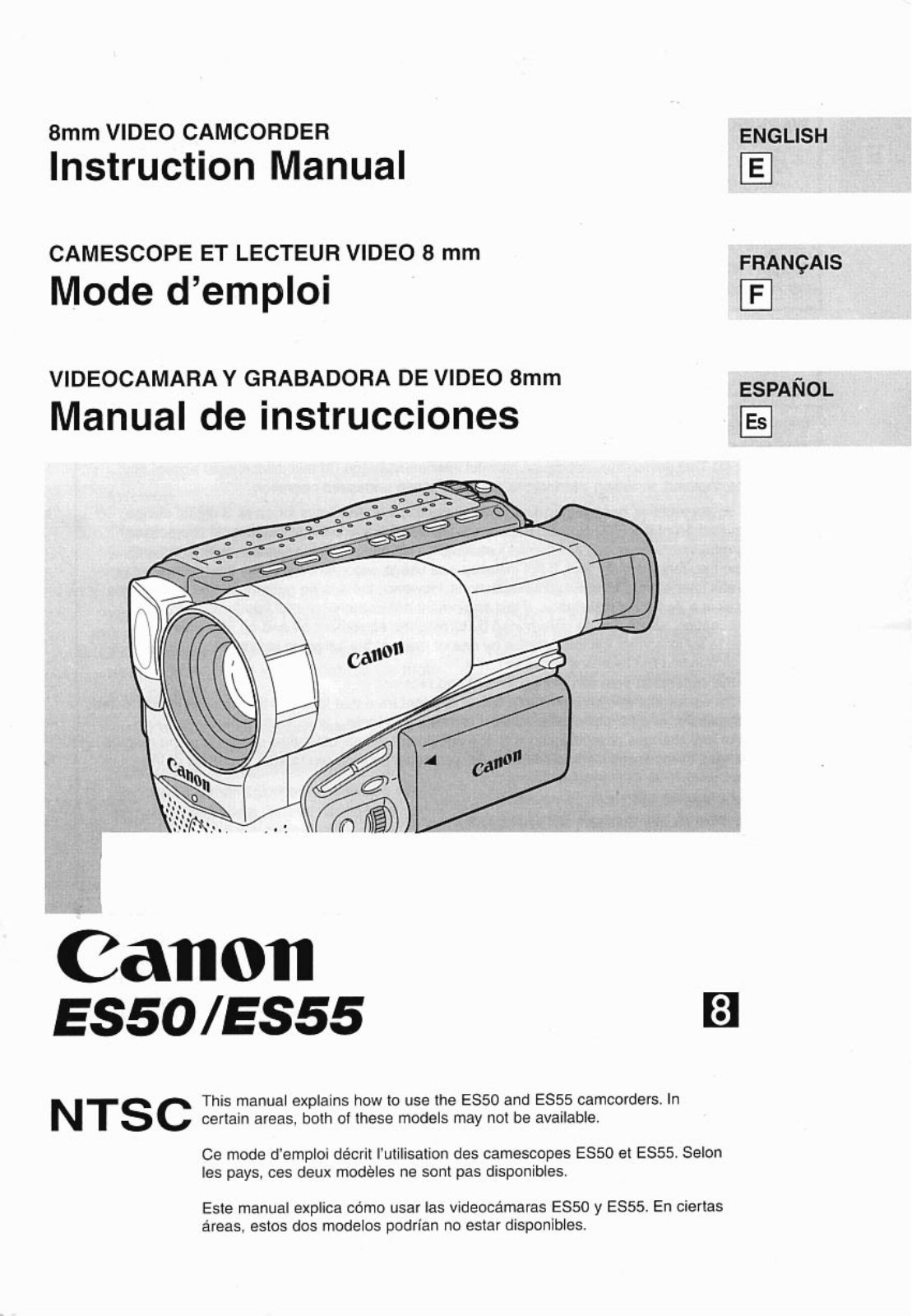 Canon ES55 Instruction Manual