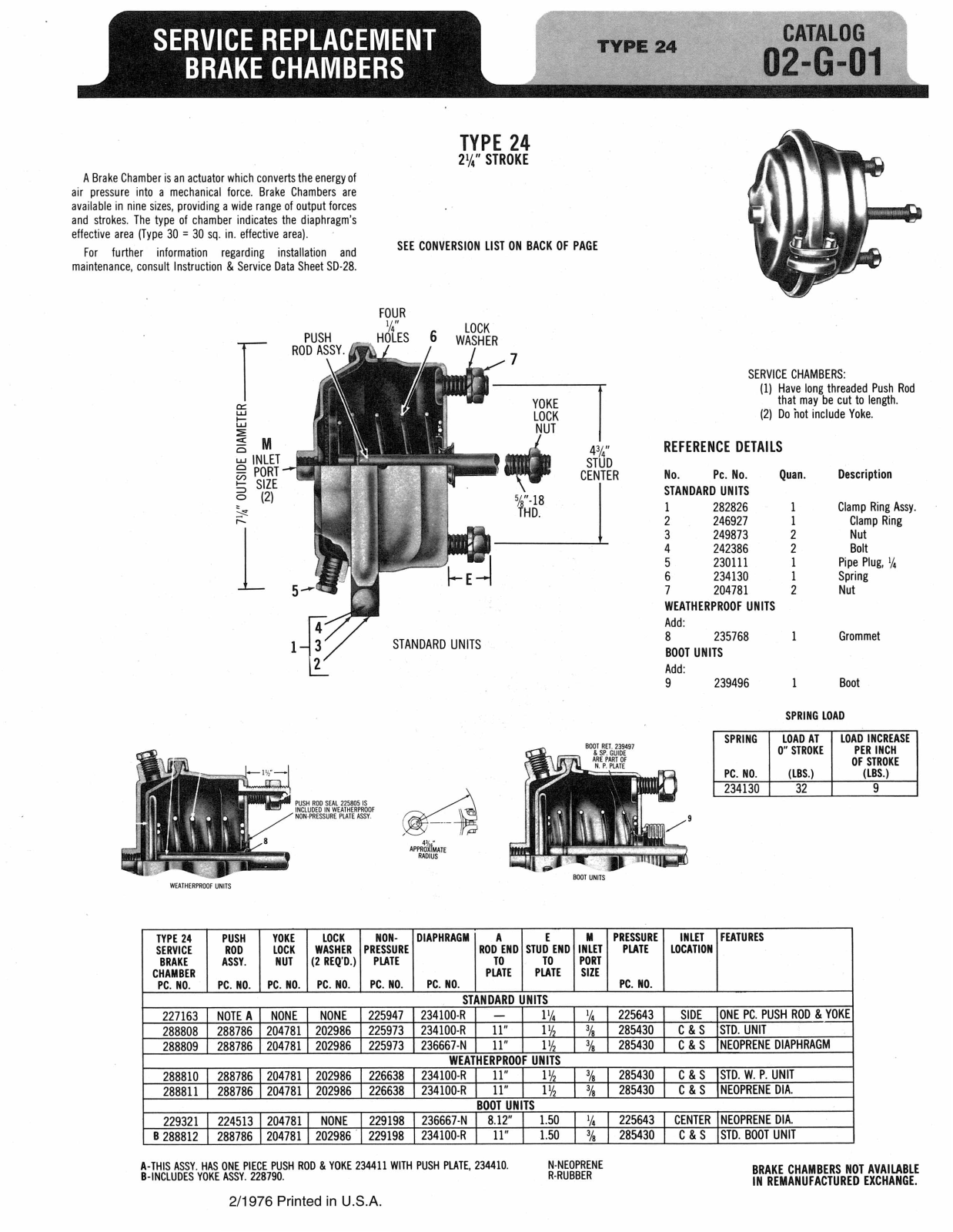 BENDIX 02-G-01 User Manual