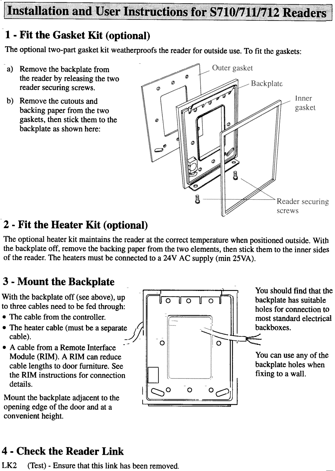 G4S Technology S711 User Manual