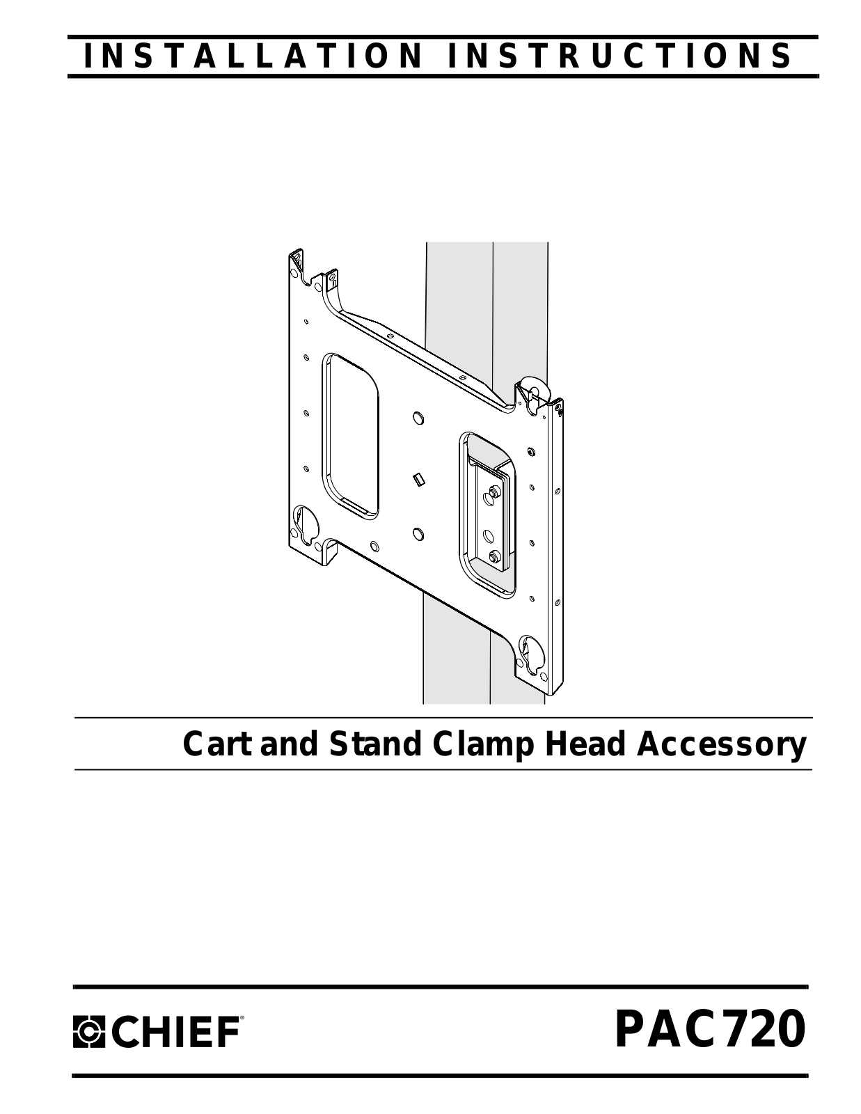 CHIEF PAC720 User Manual