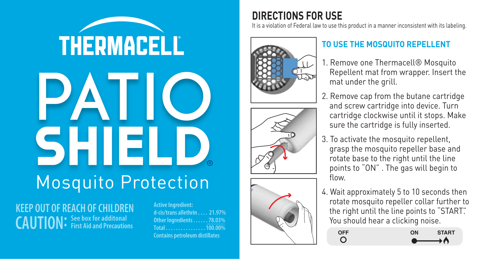 Thermacell Taio Shield User Manual