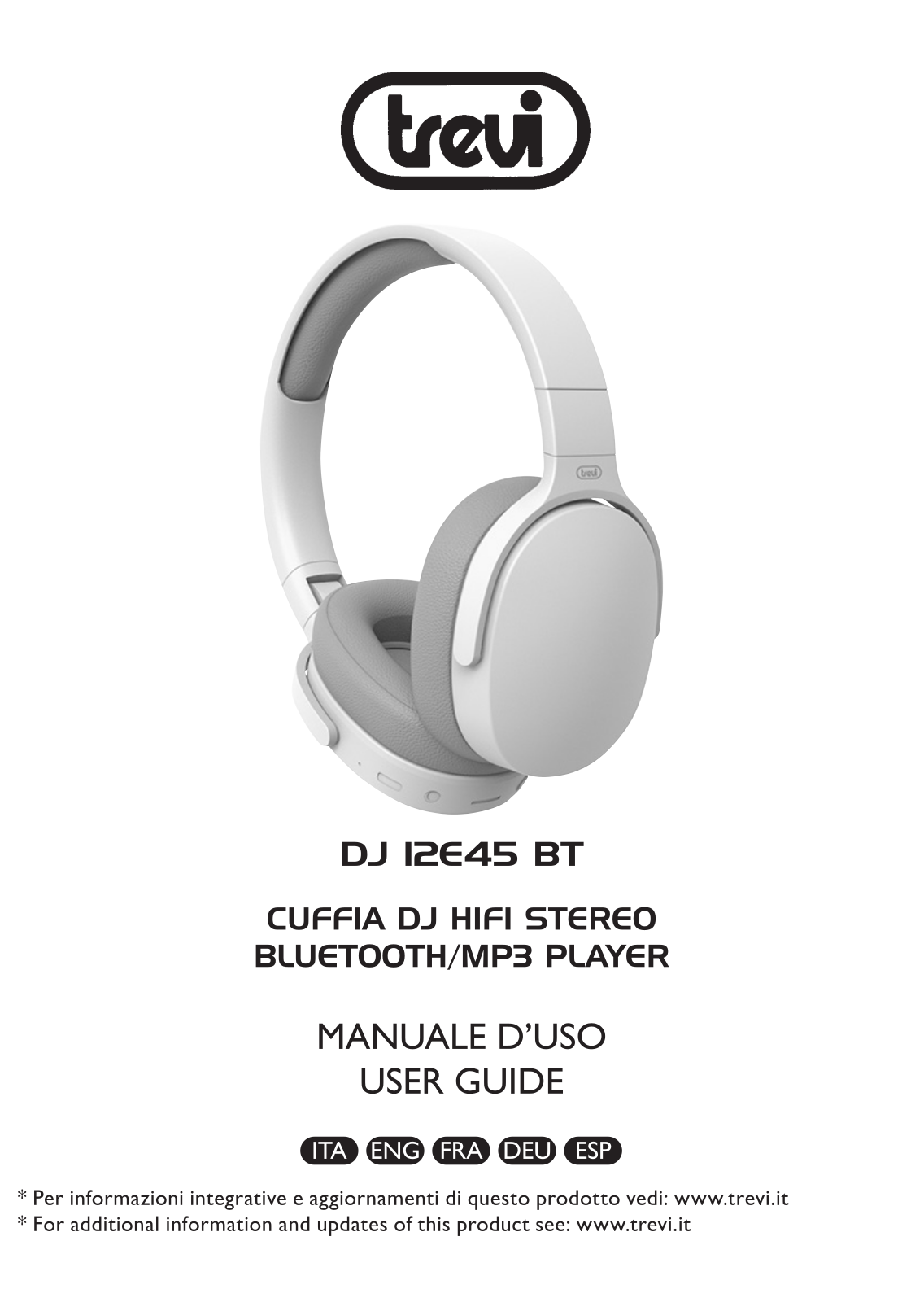 Trevi DJ 12E45 BT User guide - ManualMachine.com